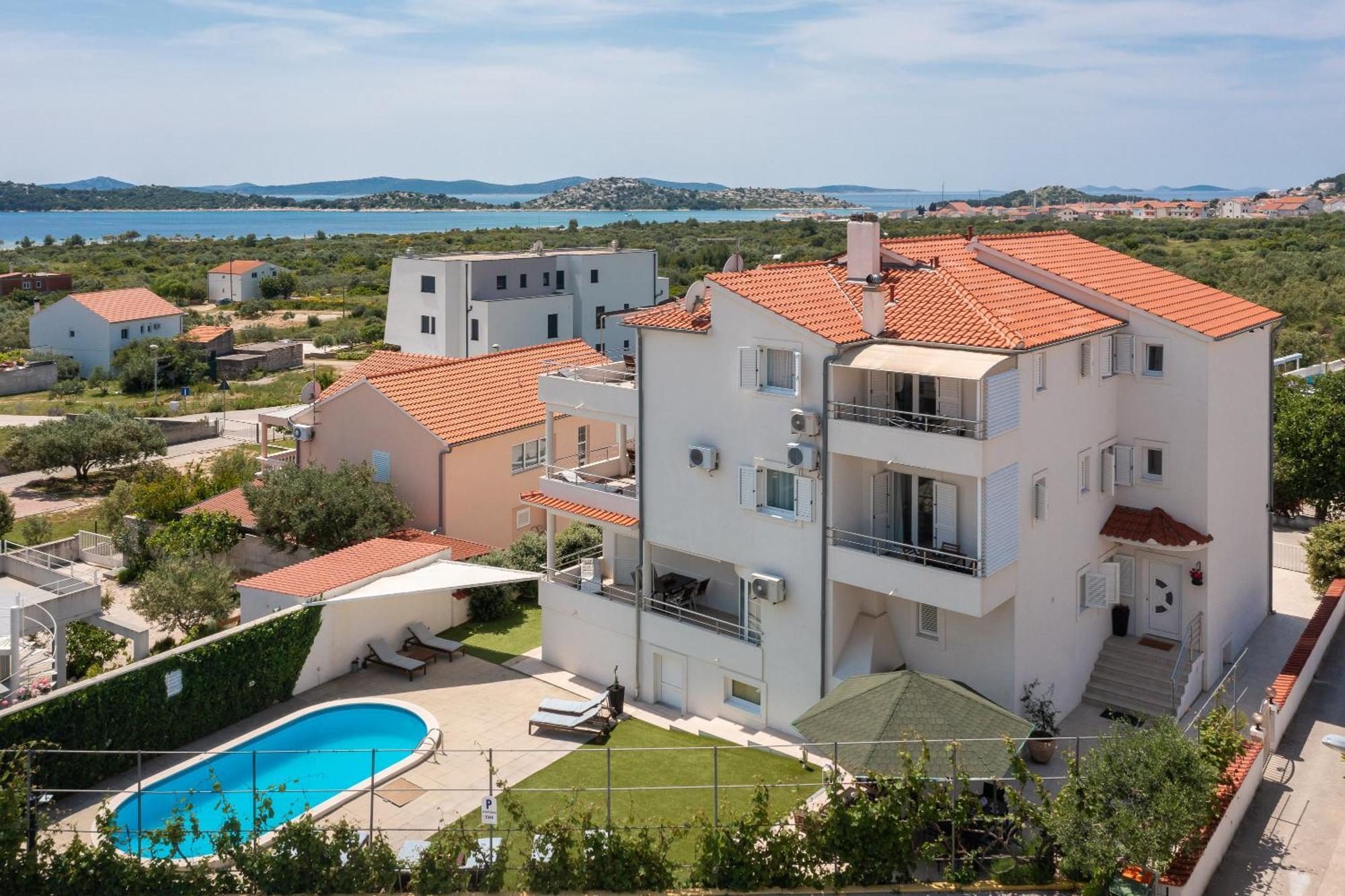 Sea View Apartments Tihi II Vodice Exteriér fotografie
